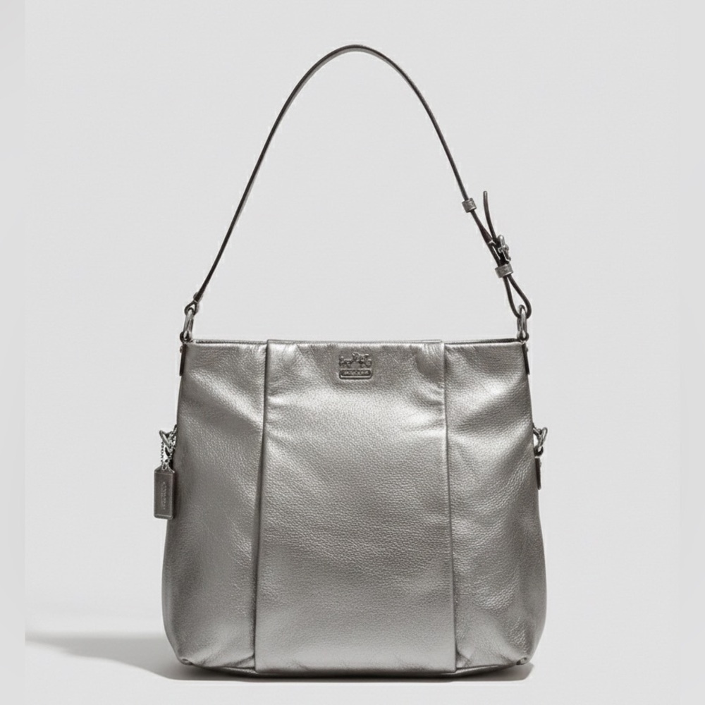 Coach Shimmering metallic Shoulder Bag - Picture 10 of 10